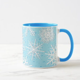 Flocos de neve, caneca