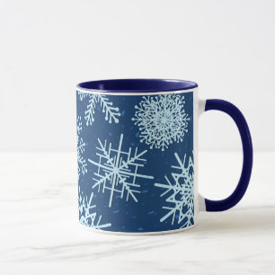 Flocos de neve, caneca