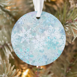 Flocos de neve dançantes Ornamento acrílico