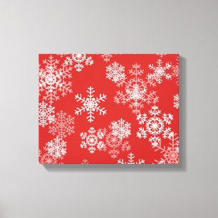 Flocos de neve de Canvas de férias