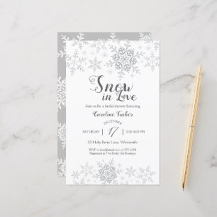 Flocos de neve de inverno nevando no Chá de panela