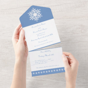 Flocos de neve do inverno em Periwinkle
