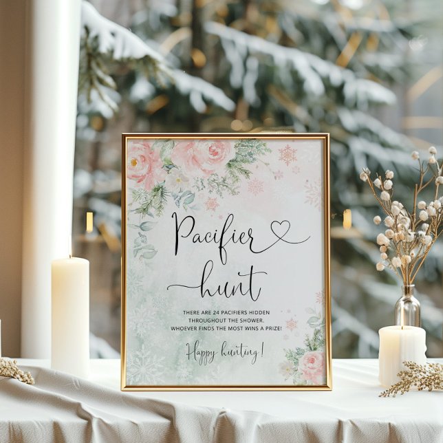 Flocos de neve esmagados Poster de caça com Pacifi (Criador carregado)