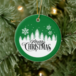 Flocos de Neve Feliz Natal - Enfeite de Natal