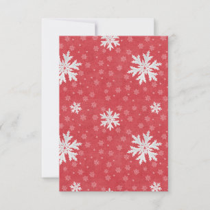 Flocos de neve no Convite à Véspera de Natal