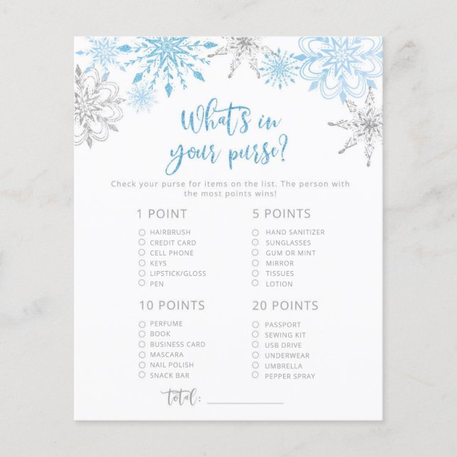 Flocos de neve o que há no seu jogo de chá de fral (Frente)