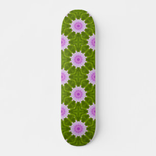 Flocos de Neve Rosa Skateboard