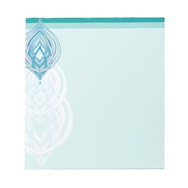 Flor aberto | Bloco de notas personalizável (Frente)