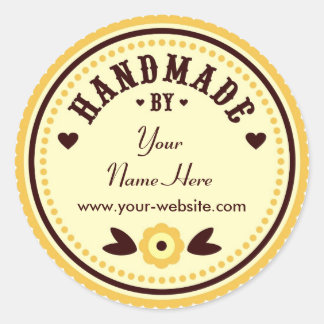 Flor Amarelo Feita Por Autocolantes Personalizados