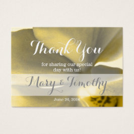 Flor Artístico em Pedras Amarelas - Obrigado