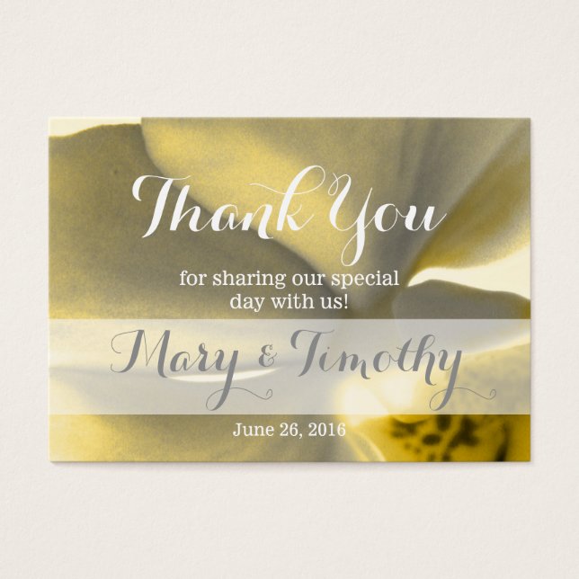 Flor Artístico em Pedras Amarelas - Obrigado (Frente)