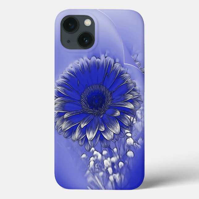 Flor azul (Verso)