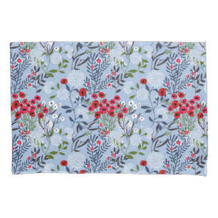 Flor branco azul-rosa vermelha
