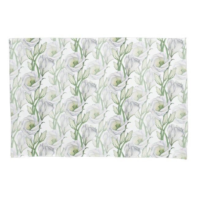 Flor branco boêmico clássico confortável (Frente)