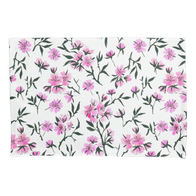 Flor branco de cereja em branco (Frente)