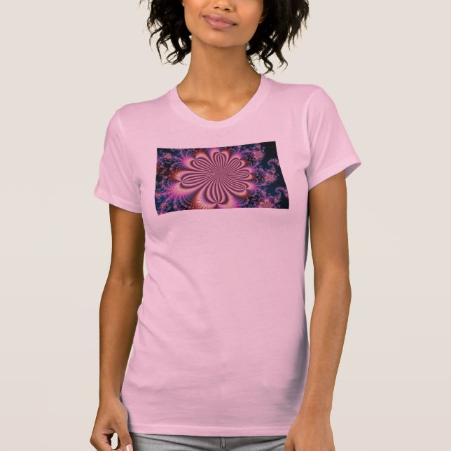 Flor - Camiseta Fractal (Frente)