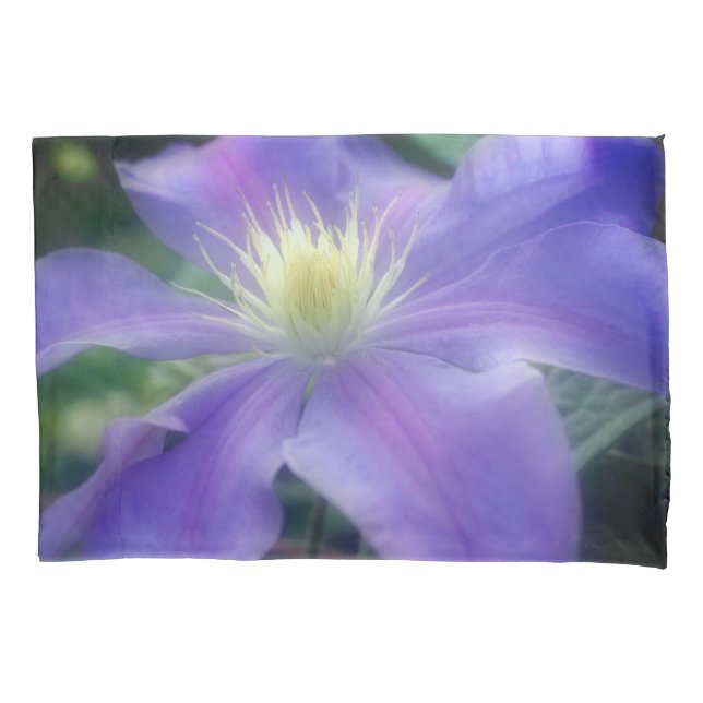 Flor Clematis Roxo Suave (Frente)