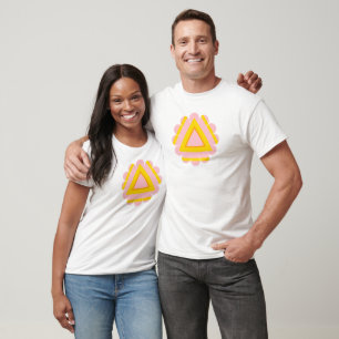 Flor Cor-de-Rosa Amarelo (# 1 e nº 2) T-Shirt
