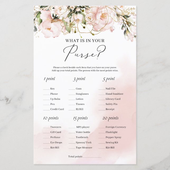 Flor cor-de-rosa moderno que está na sua bolsa (Frente)