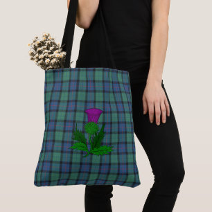 Flor da Escócia Clã Tartan Tote Bag