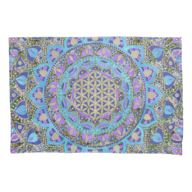 Flor Da Vida - Estilo De Mandala Índia 2 (Frente)