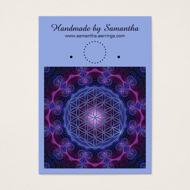 Flor Da Vida - Fractal Mandala Square II (Frente)
