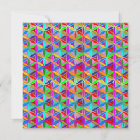 FLOR DA VIDA - padrão de gradientes multicoloridos