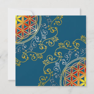 Flor Da Vida - Vintage Ornament Mandala 1