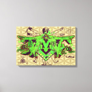 FLOR DAS CANVAS DOS GRAFITES DO DMT DE ILLUMINATI