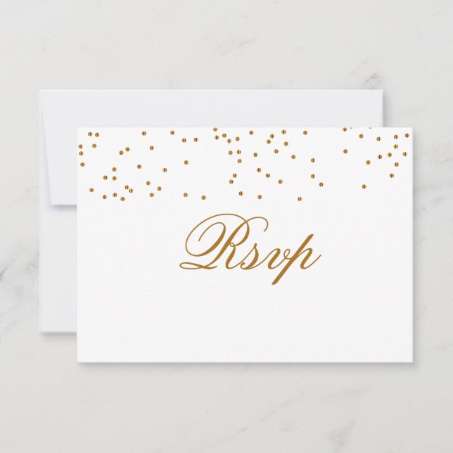 Flor de Buquê Laranja - RSVP de Casamento (Frente)