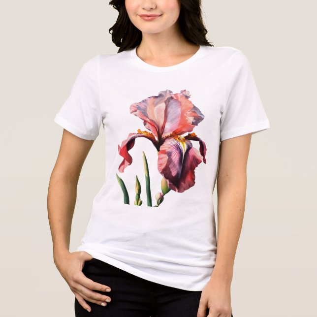 Flor de camiseta branca (Frente)