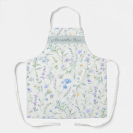 Flor de Campo com Nome Personalizado em Aquarela R