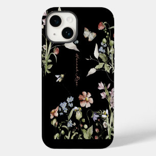 Flor de Campo Floral Abelha Bumble Monograma