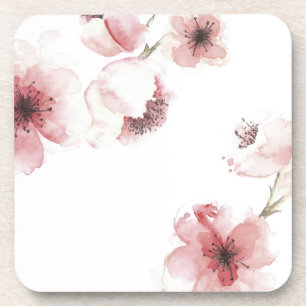 Flor de cereja simples, mas elegante  Porta copos