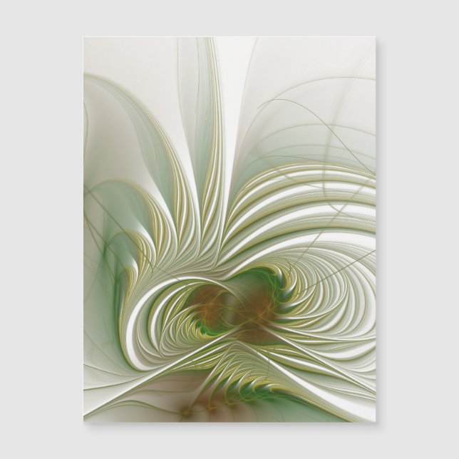 Flor de fantasia fractal macia e tenra (Frente)