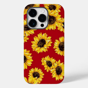 Flor de girassol para iPhone 14 Pro Máx Capas