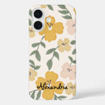 Flor de Hibisco Amarelo e Rosa Botânica