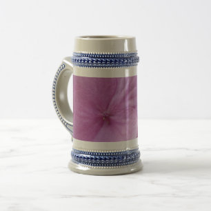 Flor de Hortênsia Rosa Stein Cinza/Azul 22 oz