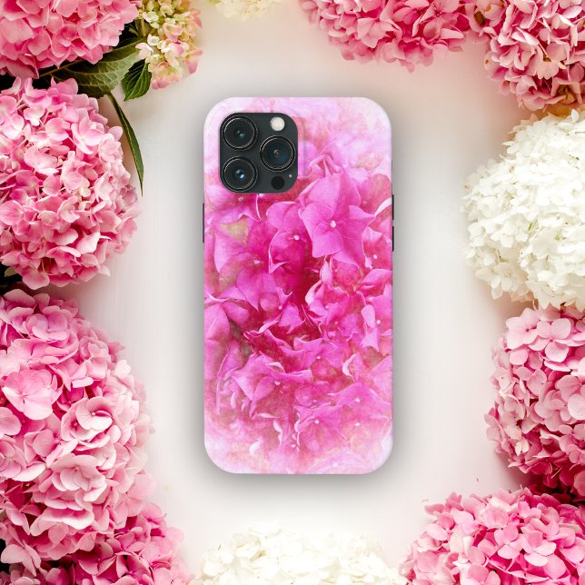 Flor de Hortênsia Rosa Vintage (Criador carregado)
