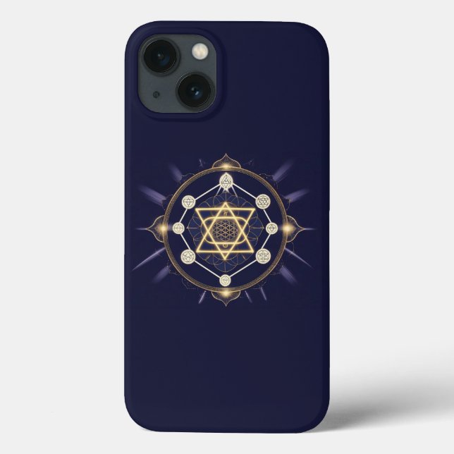 Flor de Infinito — Geometria Sagrada Celestial (Verso)