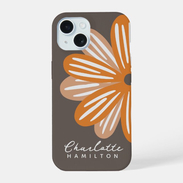 Flor de Laranja Nome Personalizado (Verso)