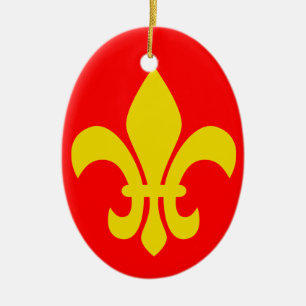 Flor de lis * enfeites de natal de France