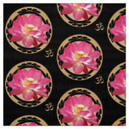 Flor de Lotus com tecido do OM