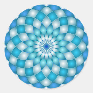 Flor de lótus do abstrato da mandala da etiqueta