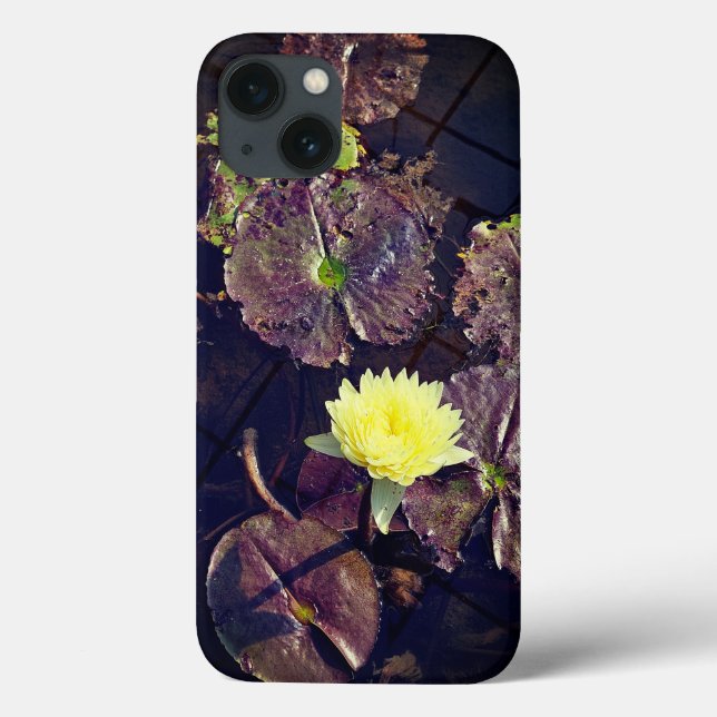 flor de lótus no iPhone do outono / iPad case (Verso)