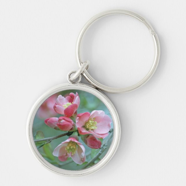 Flor de Maçã #P0356 Chaveiro (Frente)