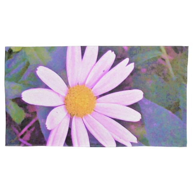 Flor de Margarida Rosa (Frente-Esquerda)
