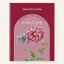 Flor de Nascimento Personalizado Mês de Novembro C