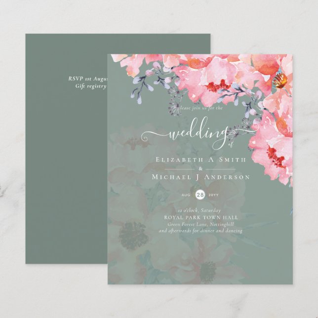 Flor de Pêssego Sublime - PACOTE DE NOIVADO - ORÇA (Frente/Verso)