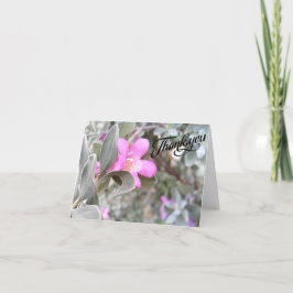 Flor de Salvia do Texas - Cartão de Agradecimento